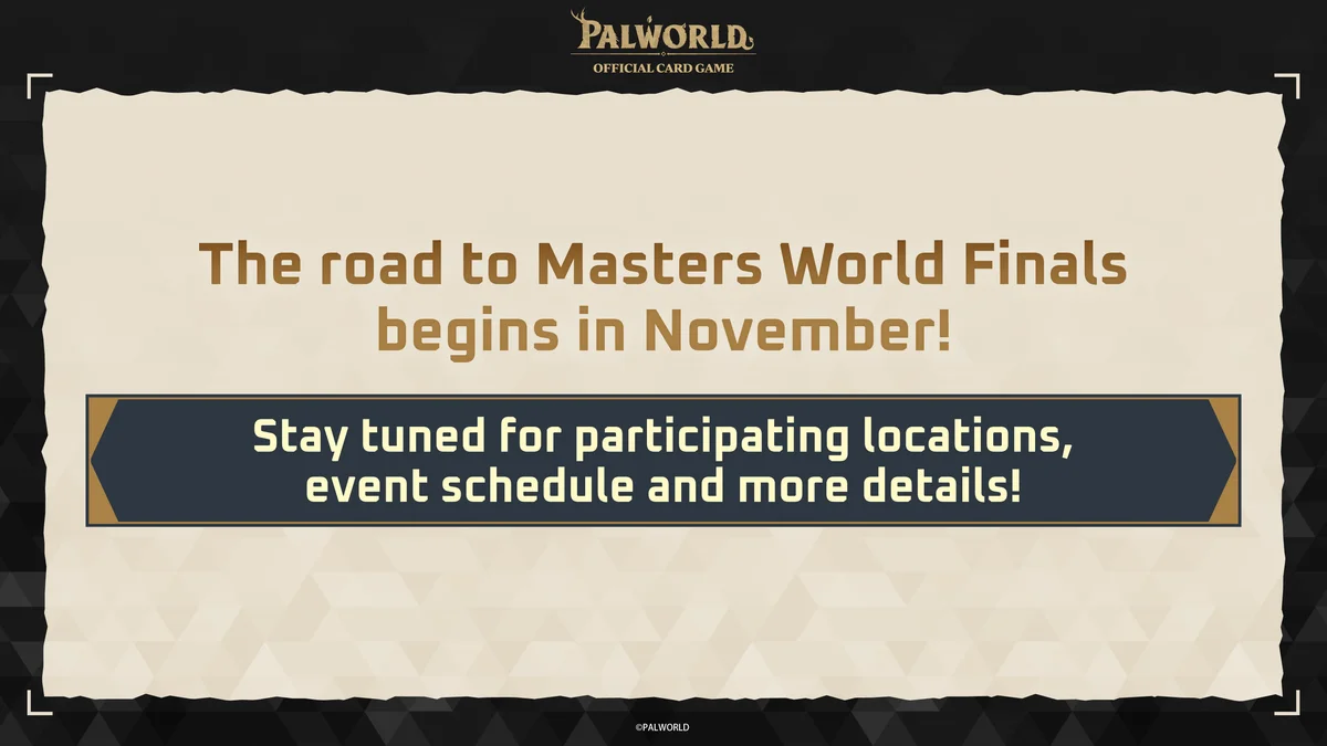 À peine lancé, le jeu de cartes Palworld se construit déjà un circuit mondial
