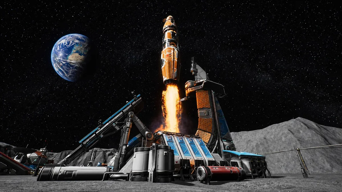 The Crust Wants to Give Your Lunar Factory a Story, and That Is Where It Becomes More Than Factorio in Space